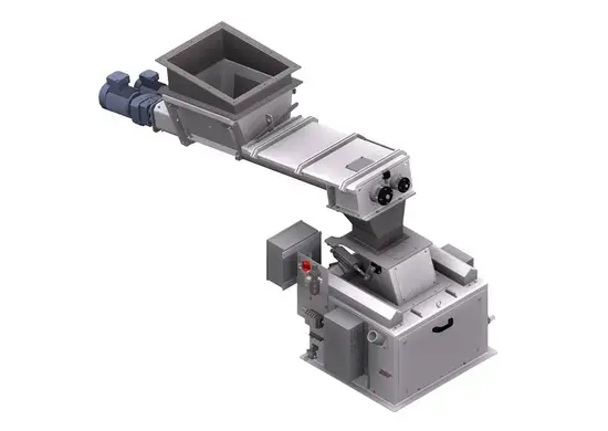 Bagging scale with screw feeder