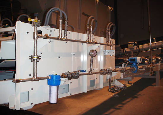 Liquid fertilizer and wetting agent spraying systems