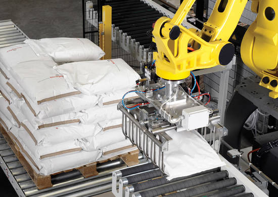 Robot Palletiser for bags