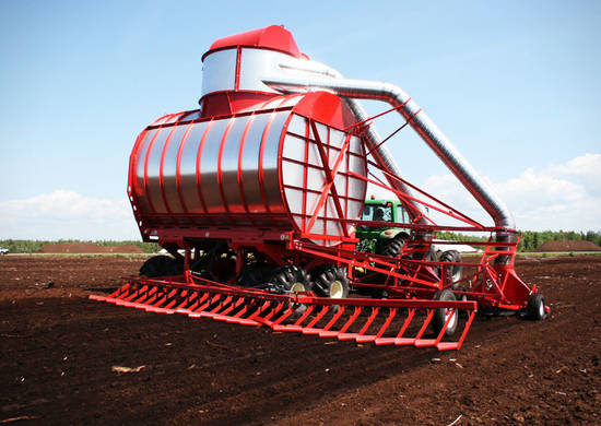 Peat moss harvesting machine | Peat Harvester